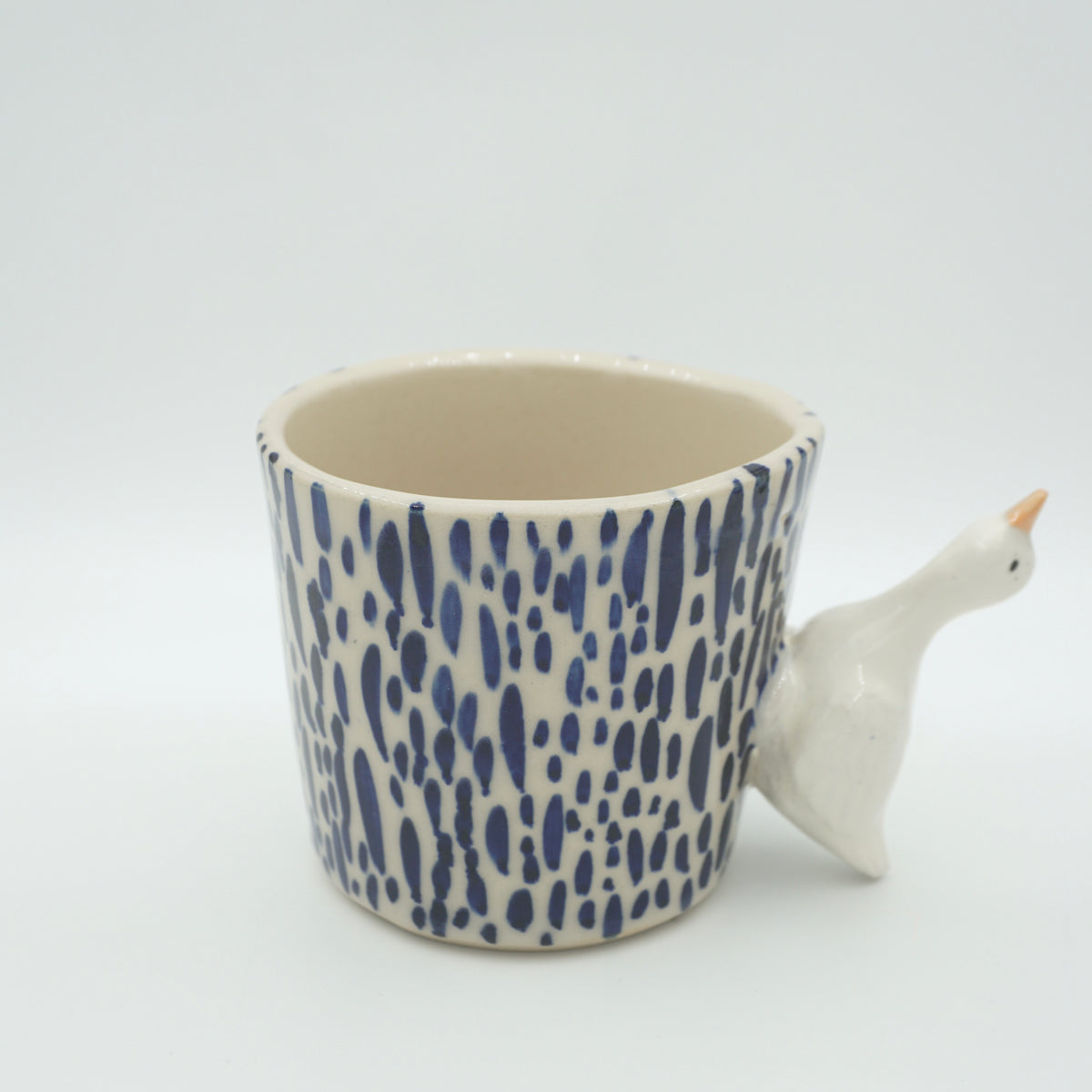 Tasse Ente Kurze Striche NEU