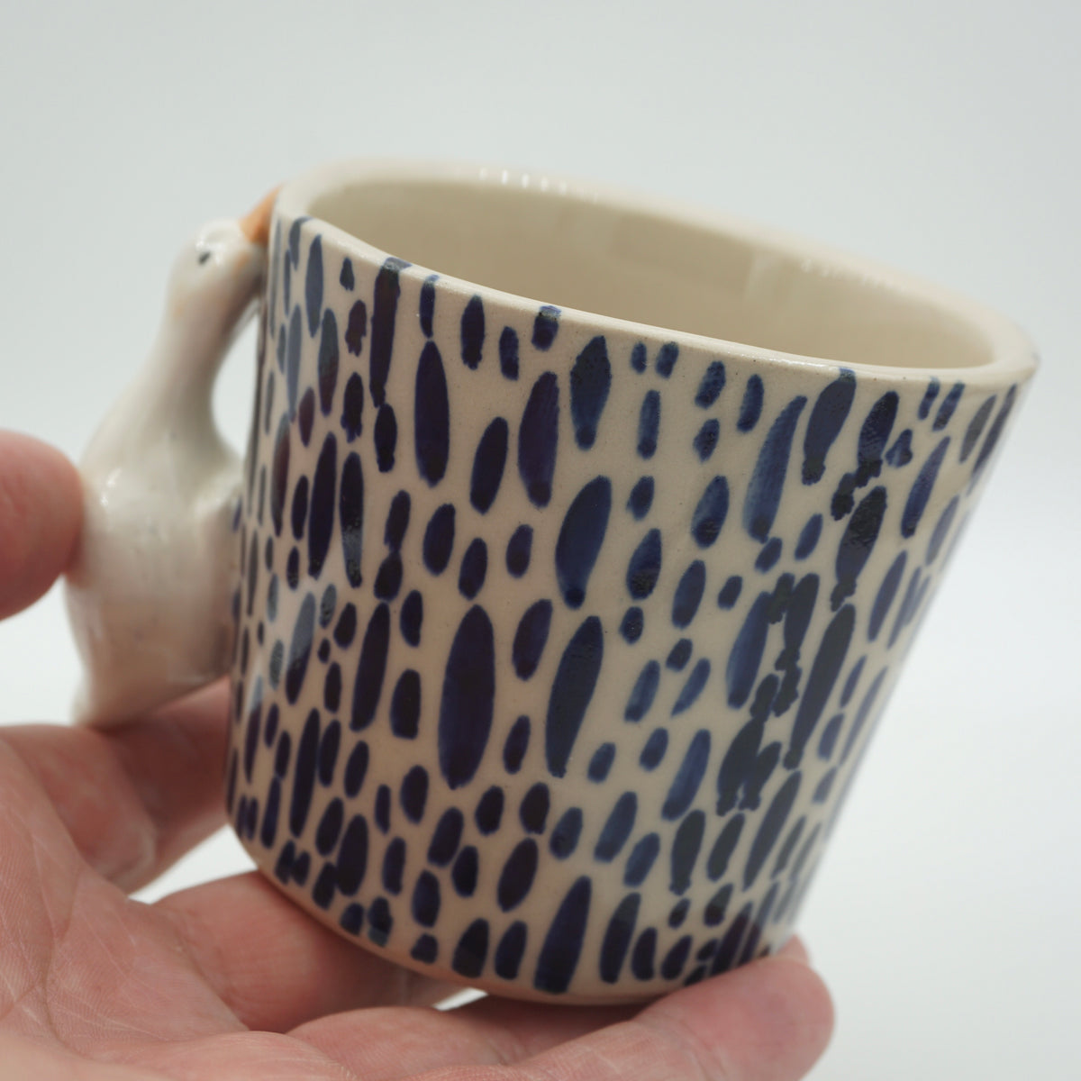 Tasse Ente Kurze Striche NEU