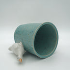 SALE / Tasse Ente Seeblau