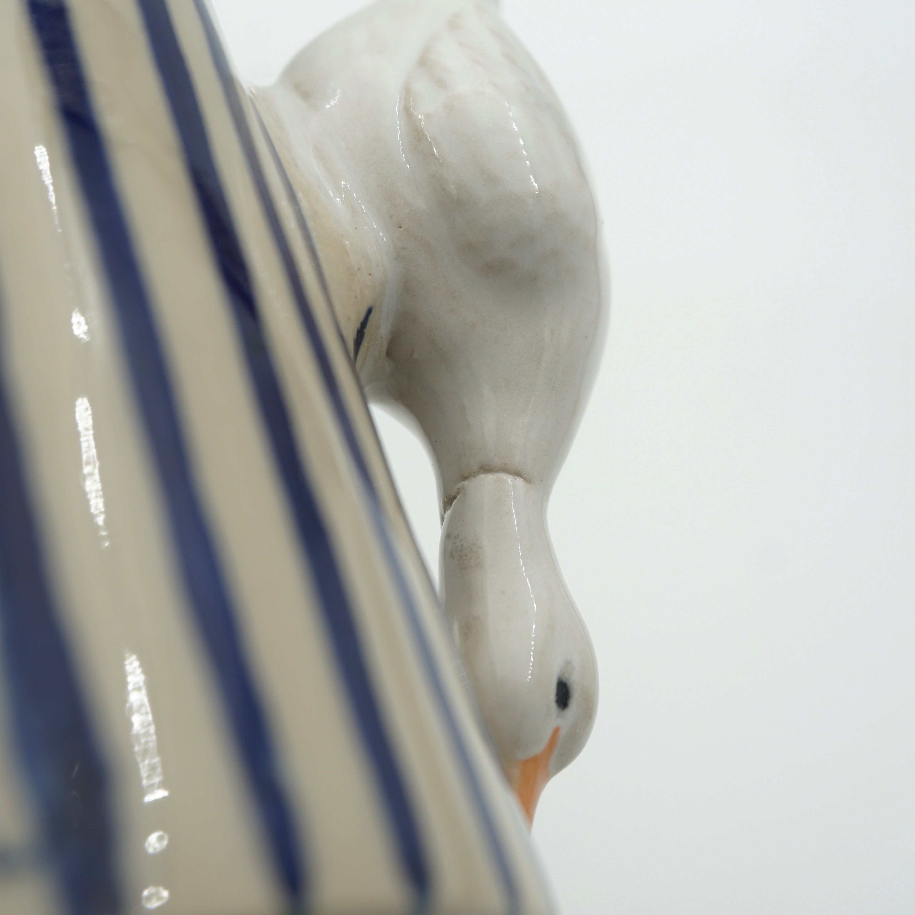 SALE / Tasse Ente blaue Streifen