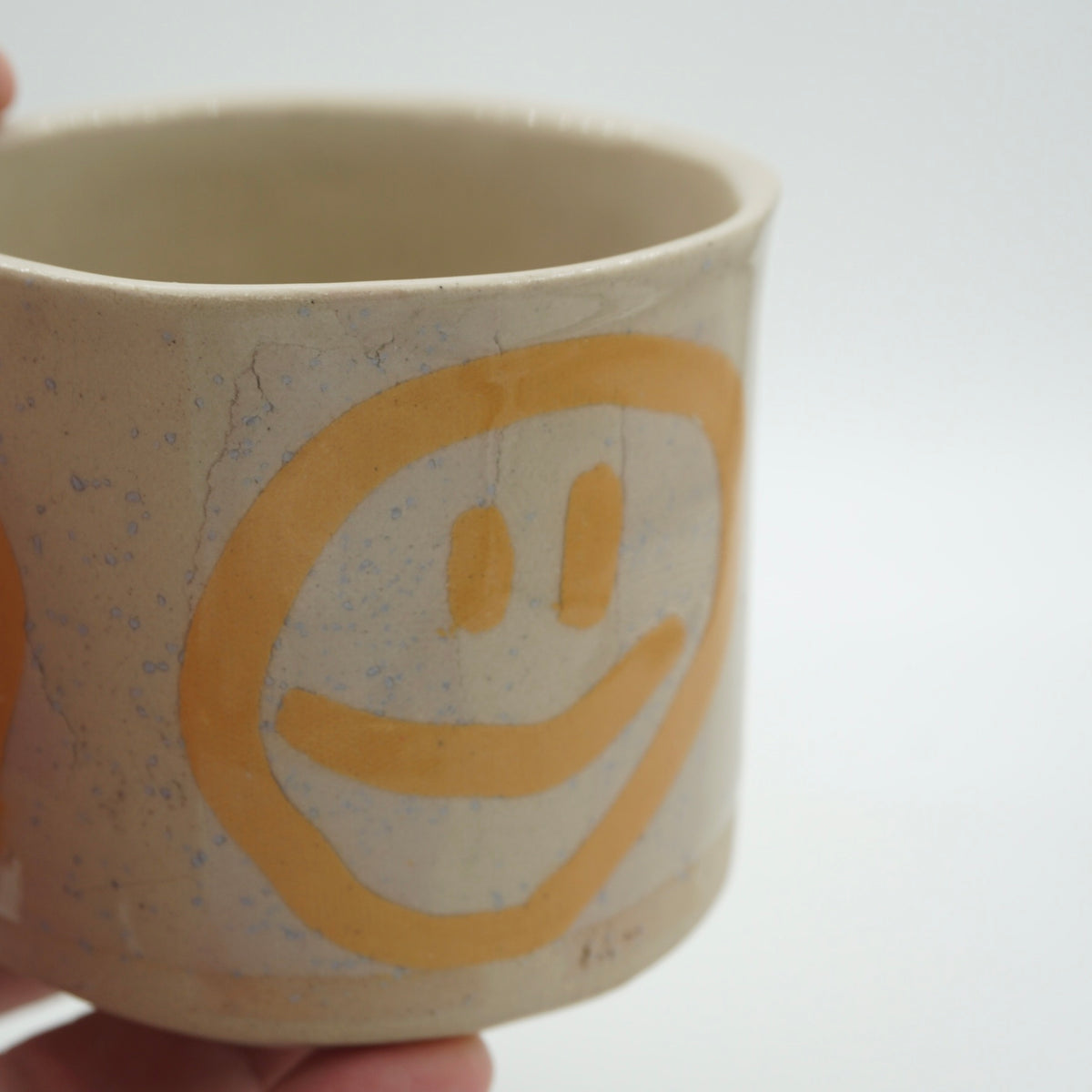 Becher "Keramo" M Smiley
