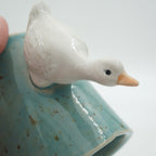 SALE / Tasse Ente Seeblau