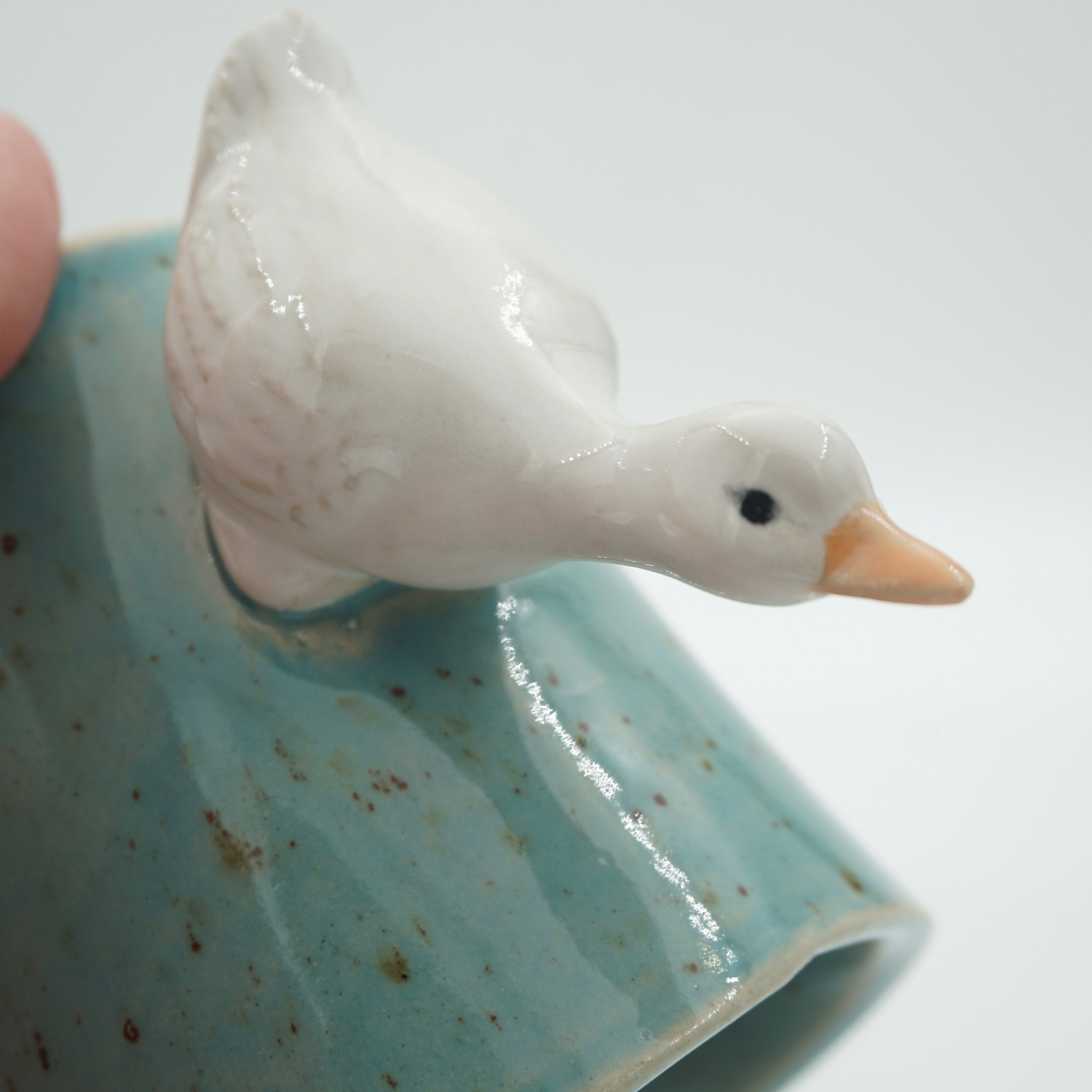 SALE / Tasse Ente Seeblau