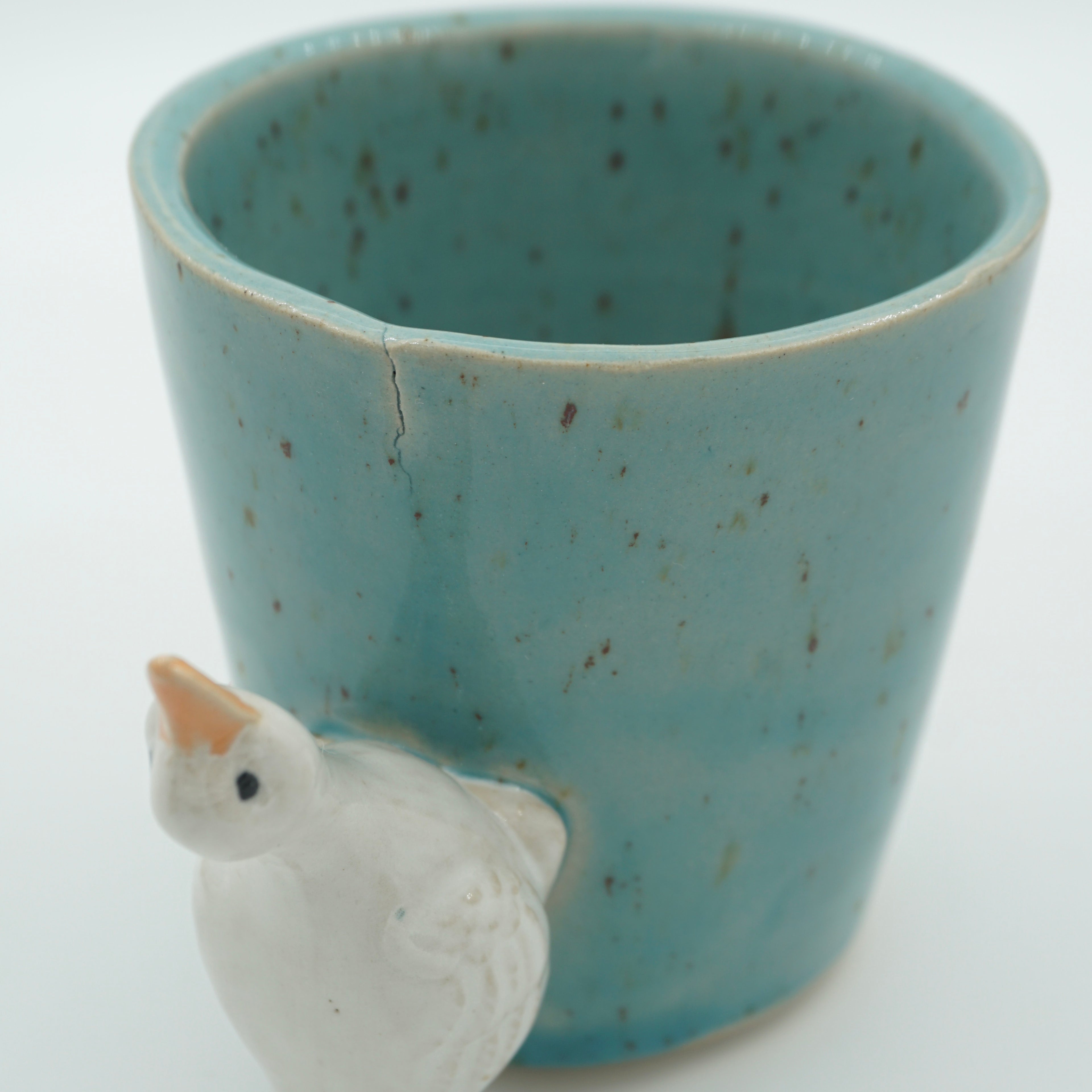 SALE / Tasse Ente Seeblau