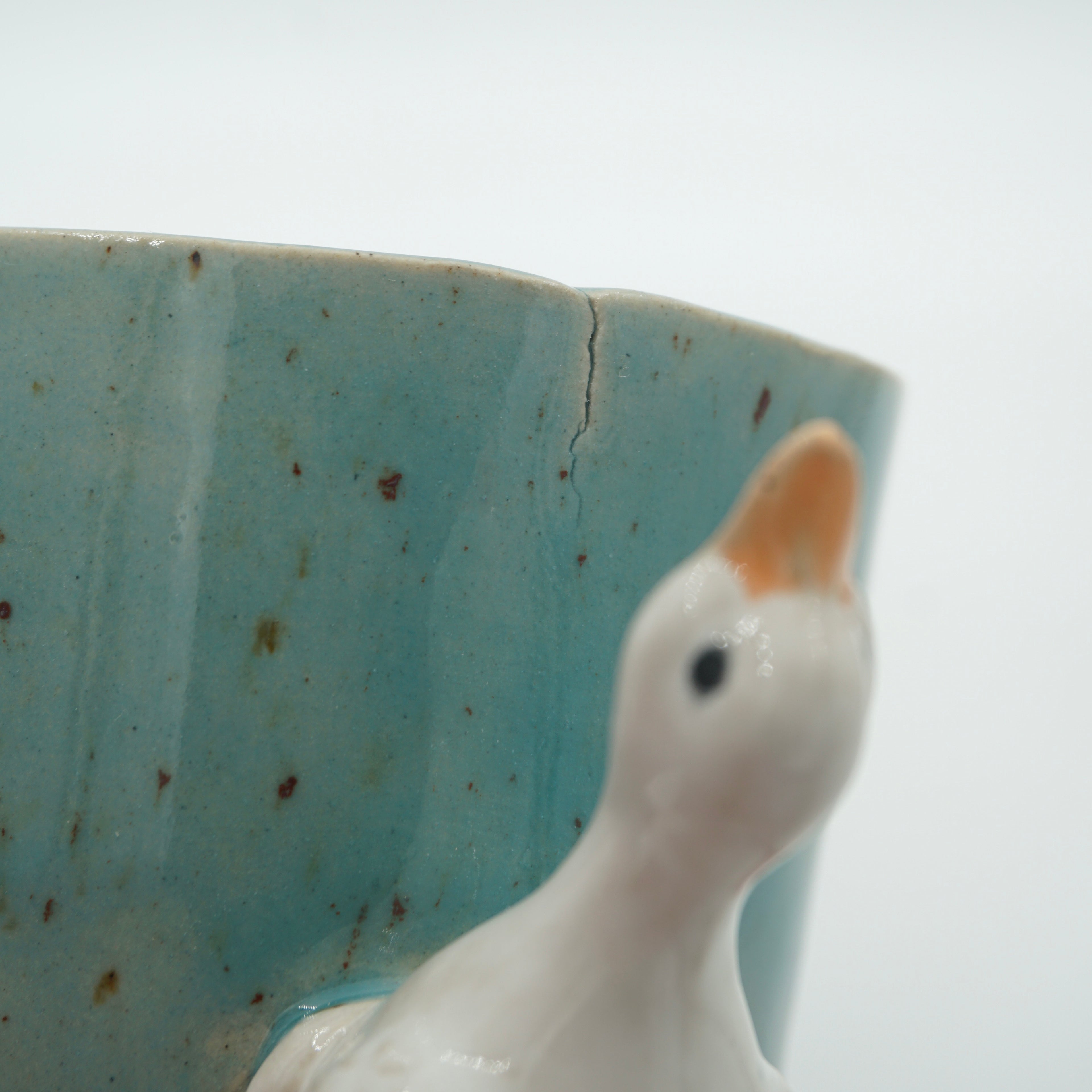 SALE / Tasse Ente Seeblau