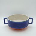 Suppenschüssel Blau-Orange