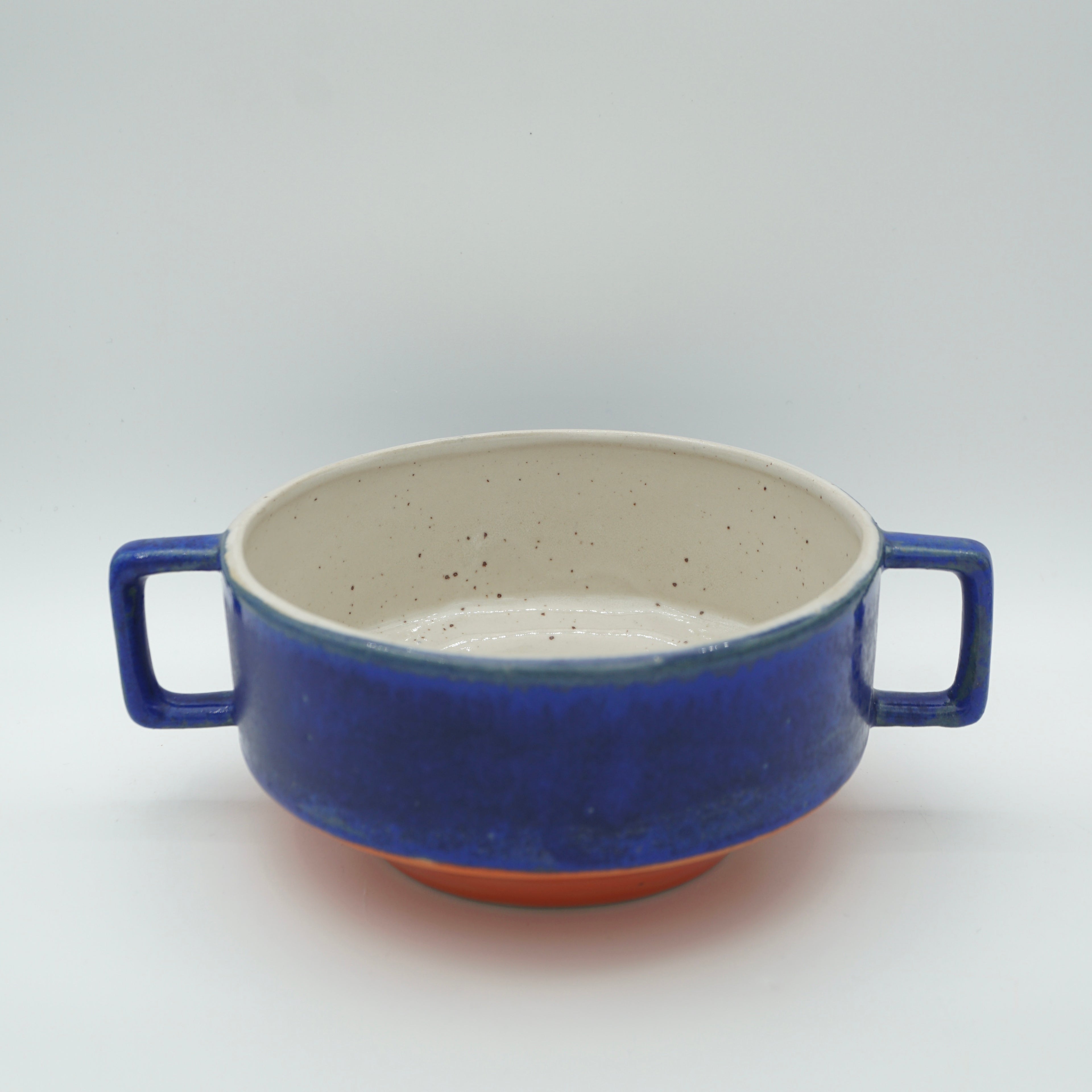 Suppenschüssel Blau-Orange