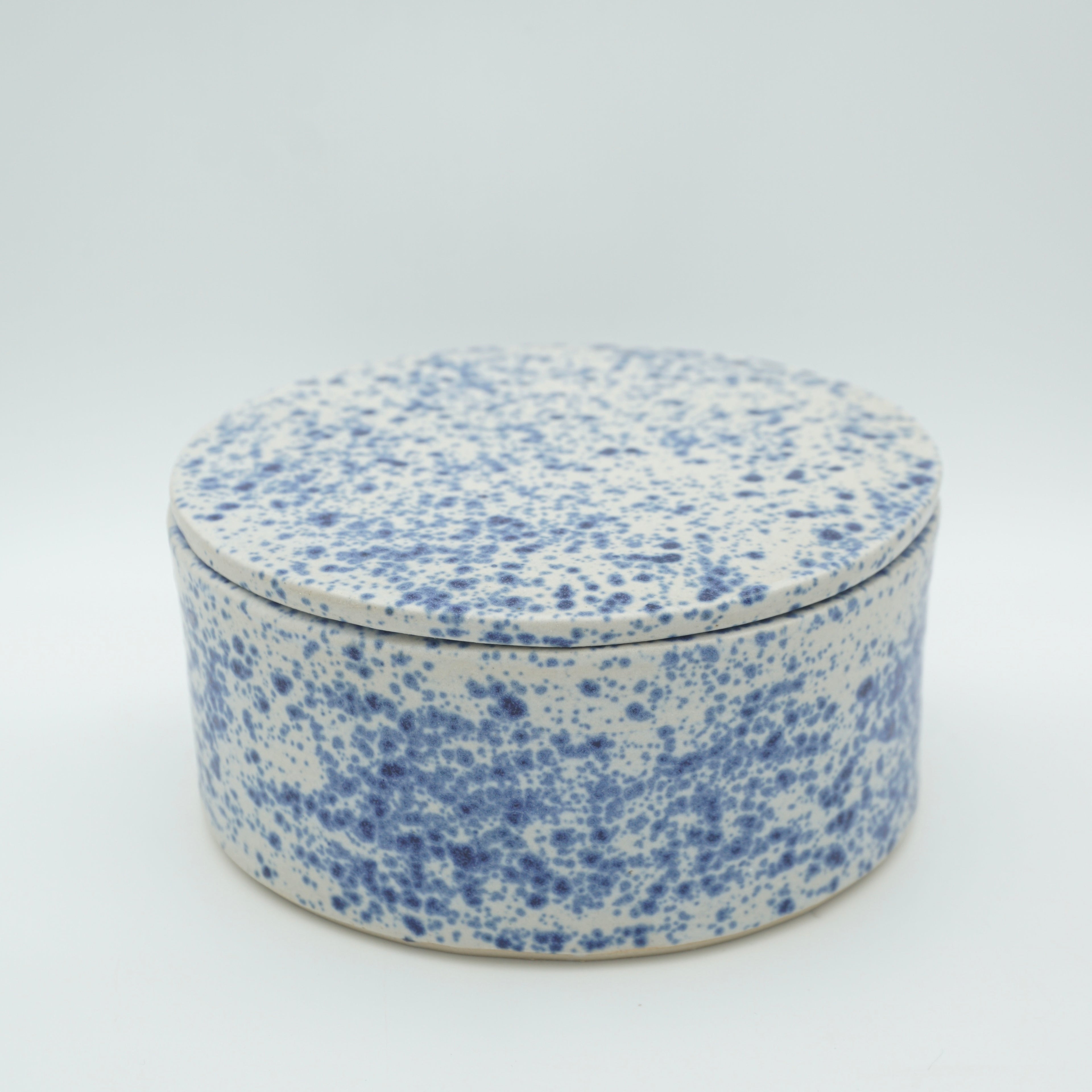 Butterdose "Butta" Sprenkel-Blau