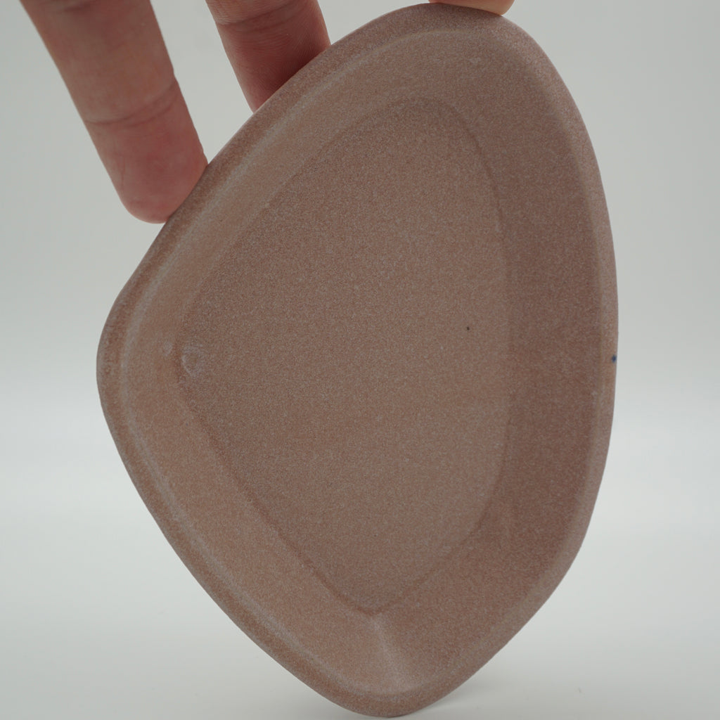 Kleines Tablett Rosa Fels