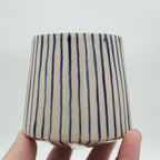 Schaukelvase Blaue Streifen