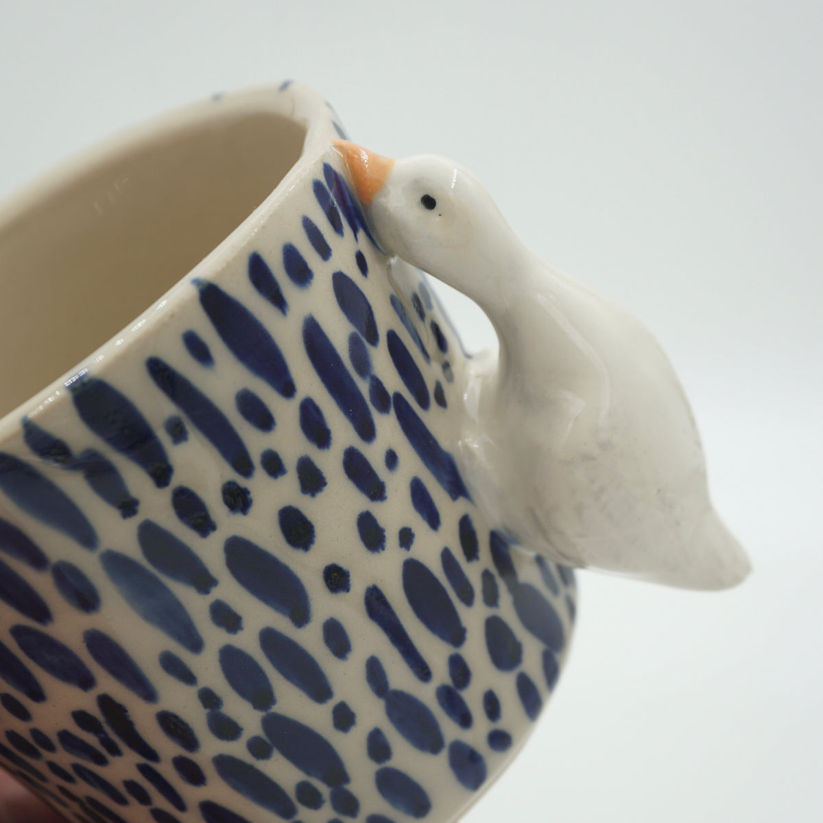 Tasse Ente Kurze Striche NEU