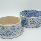 SALE / Butterdose "Butta" Sprenkel-Blau