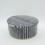 Butterdose "Butta" Blaue Streifen