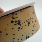 SALE / Butterdose "Butta" Sprenkel-Schwarz
