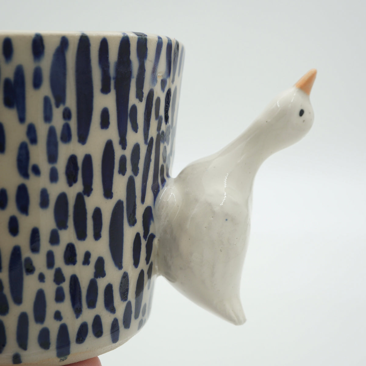 Tasse Ente Kurze Striche NEU
