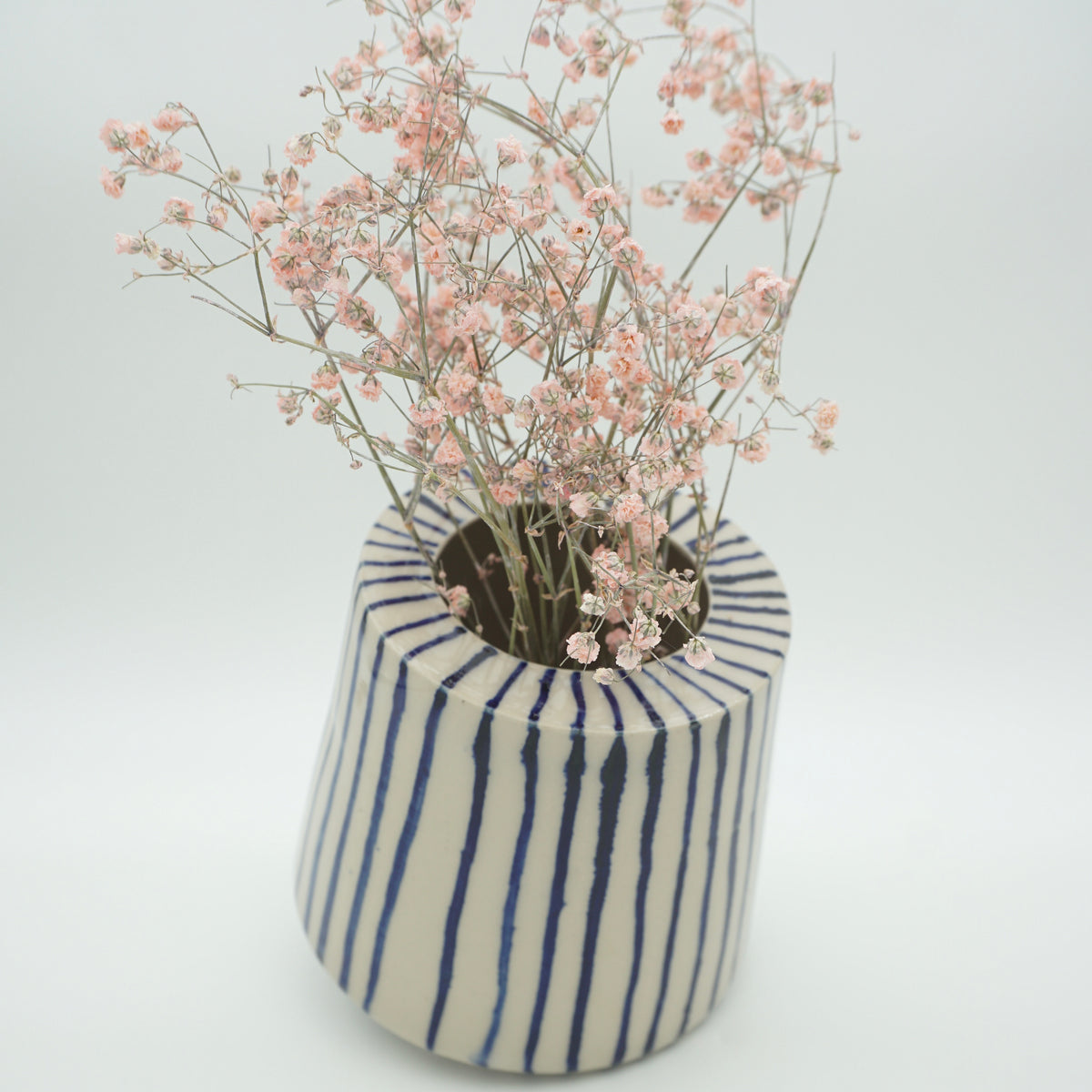Schaukelvase Blaue Streifen