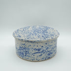 SALE / Butterdose "Butta" Sprenkel-Blau
