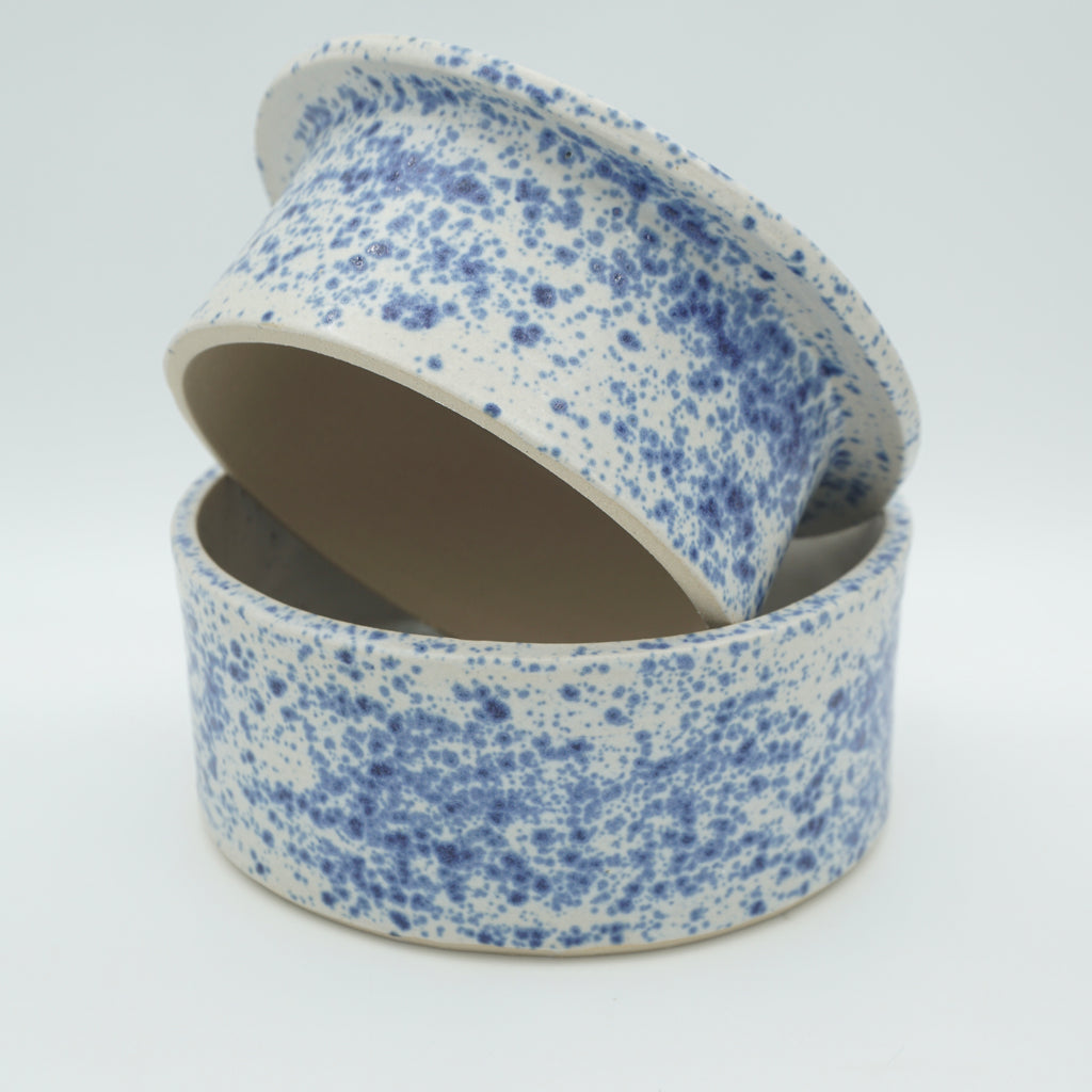 Butterdose "Butta" Sprenkel-Blau