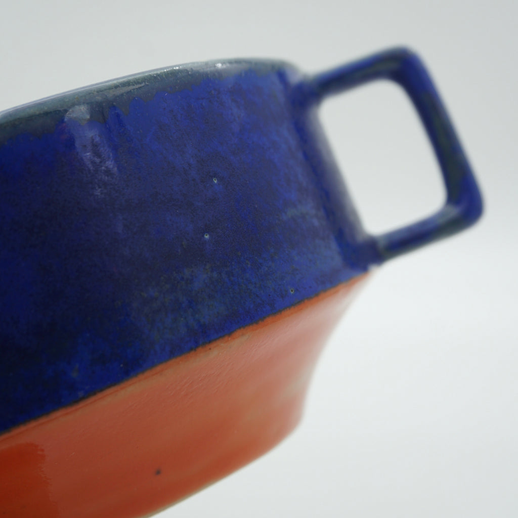 Suppenschüssel Blau-Orange