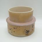 SALE / Butterdose "Butta" Sprenkel-Schwarz