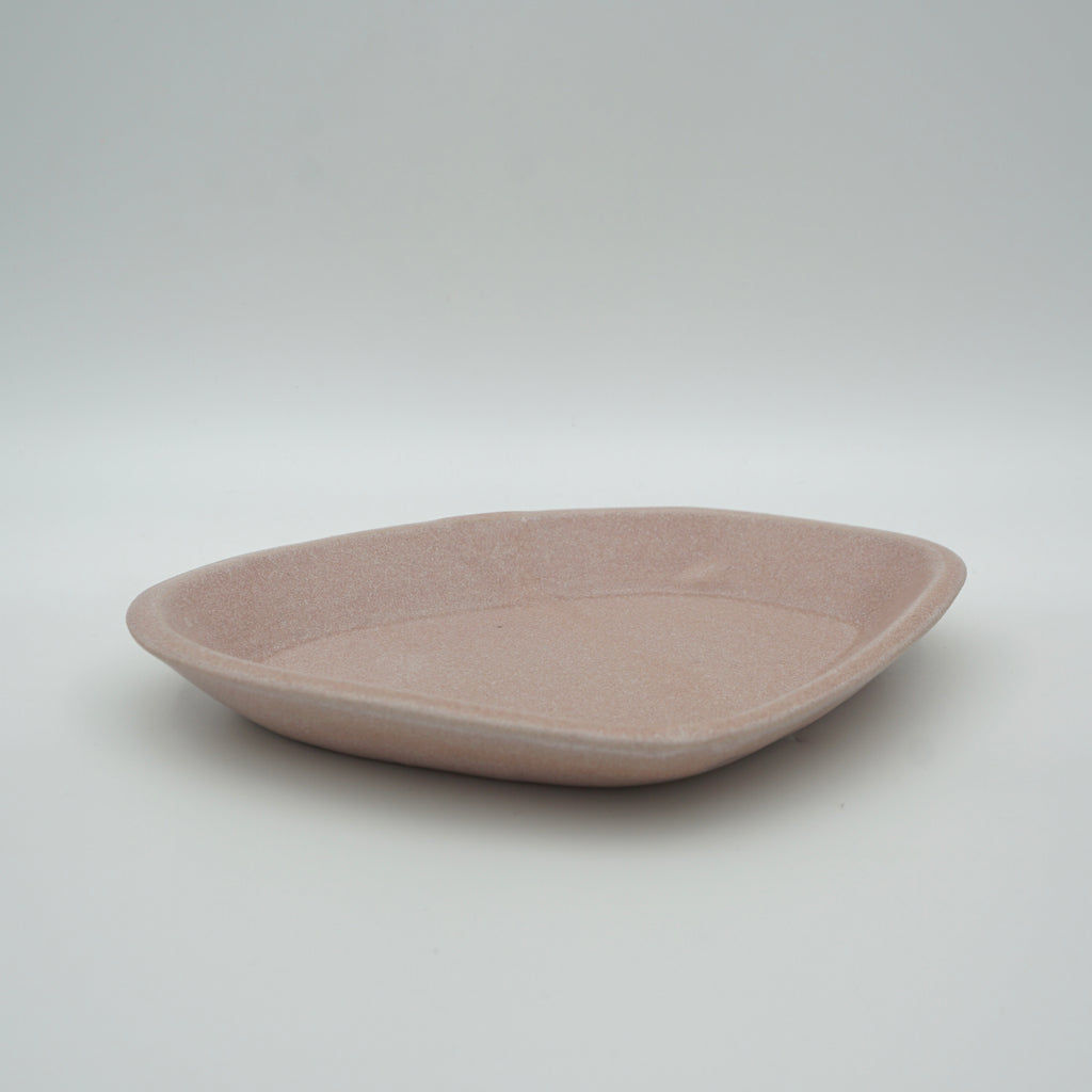 Kleines Tablett Rosa Fels