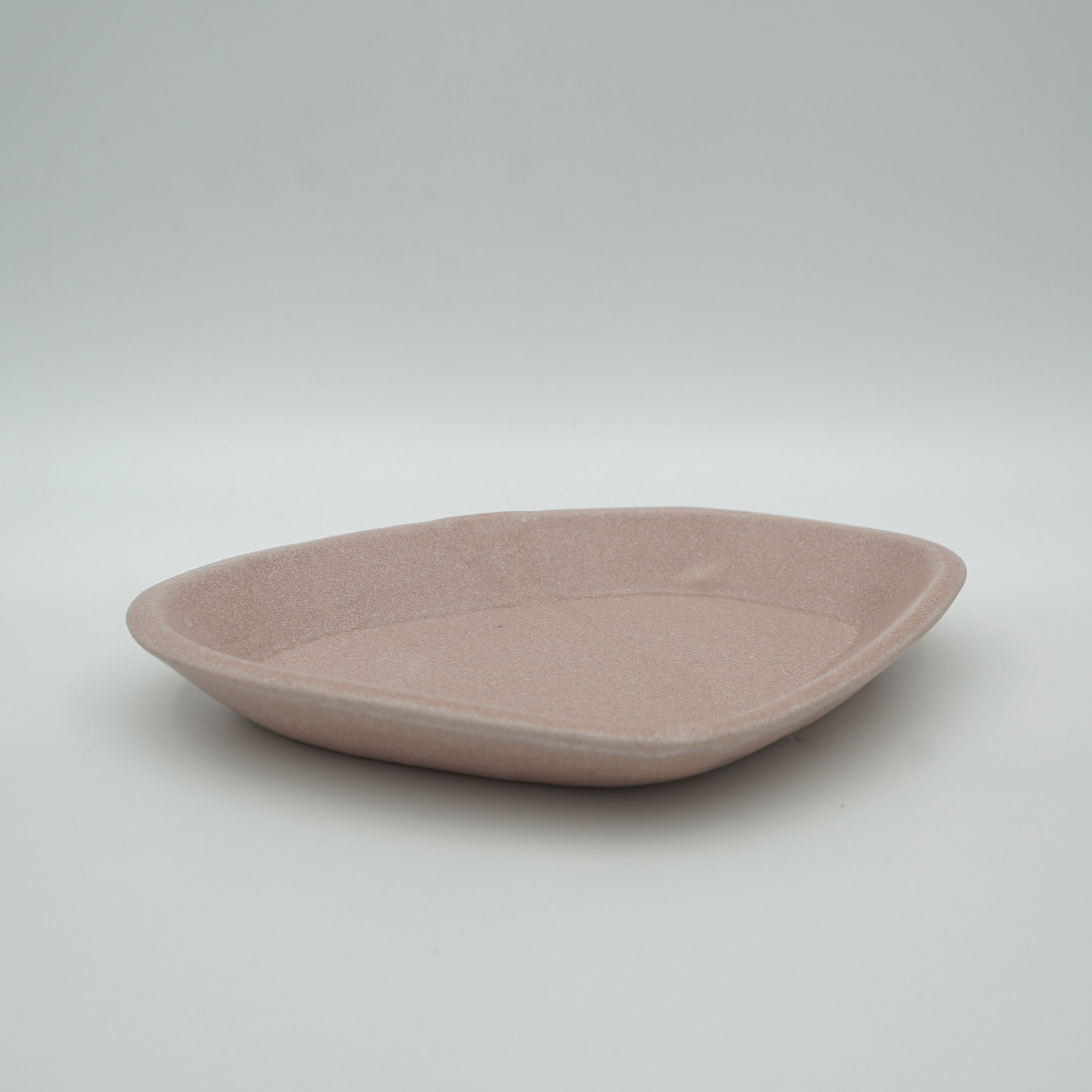 Kleines Tablett Rosa Fels