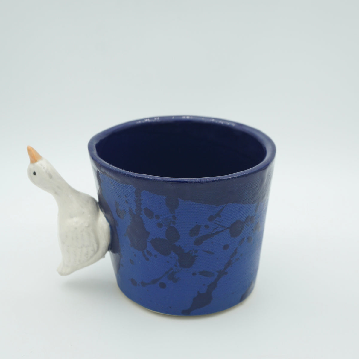 Tasse Ente Blau NEU