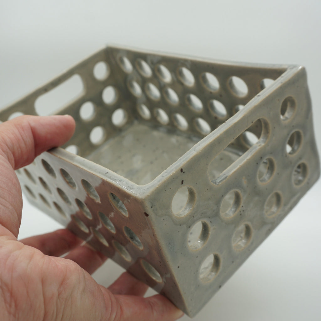 Keramik Box Grau