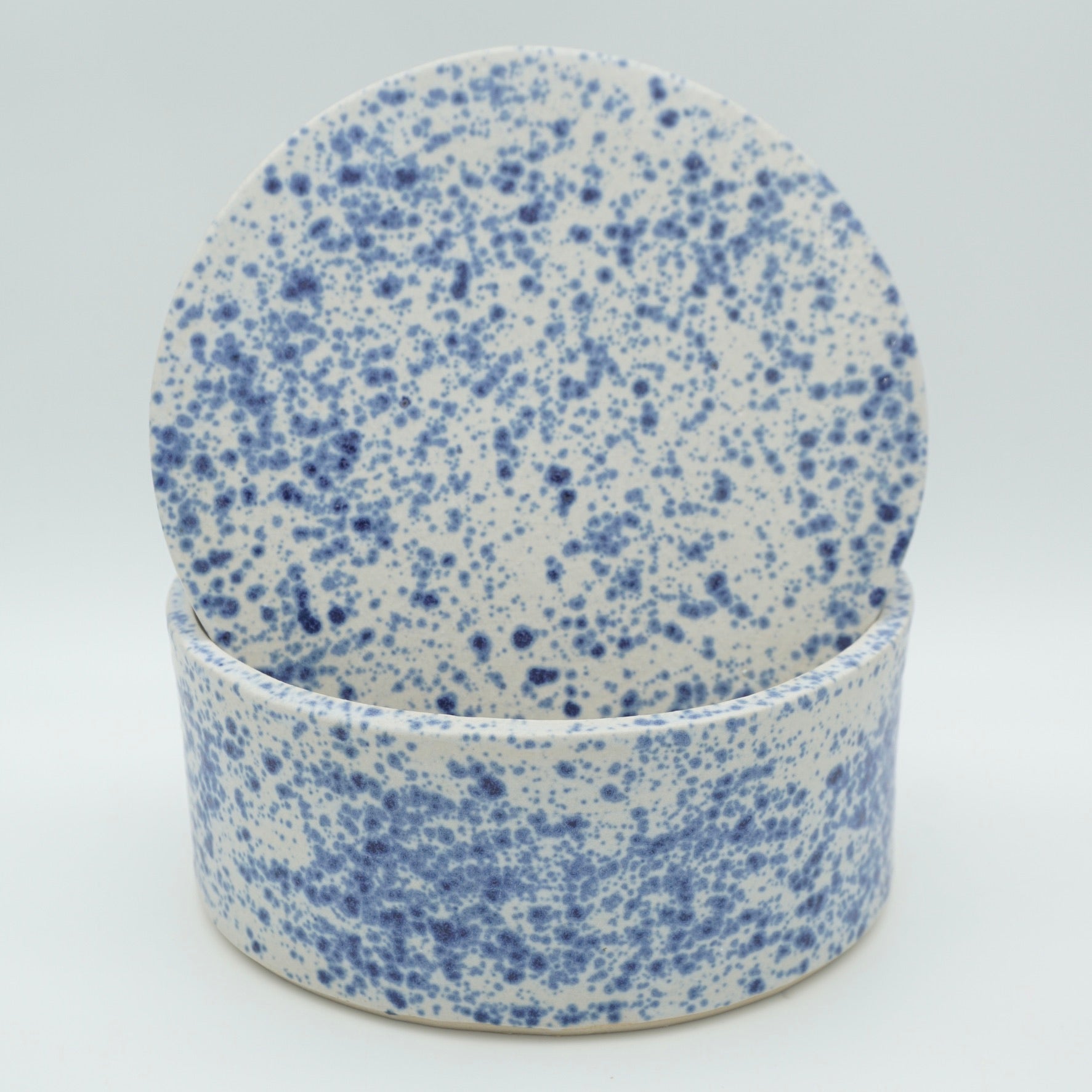 Butterdose "Butta" Sprenkel-Blau