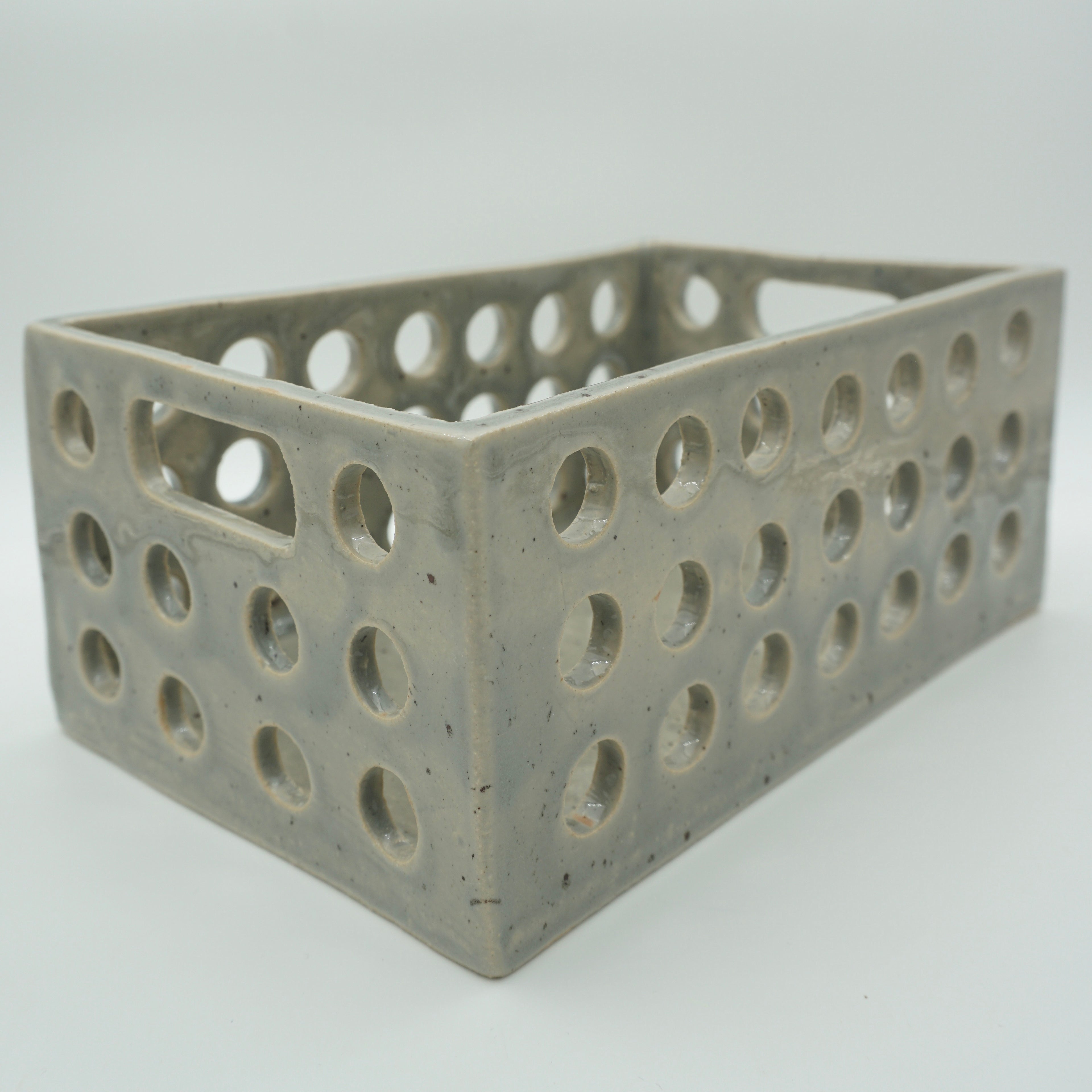 Keramik Box Grau