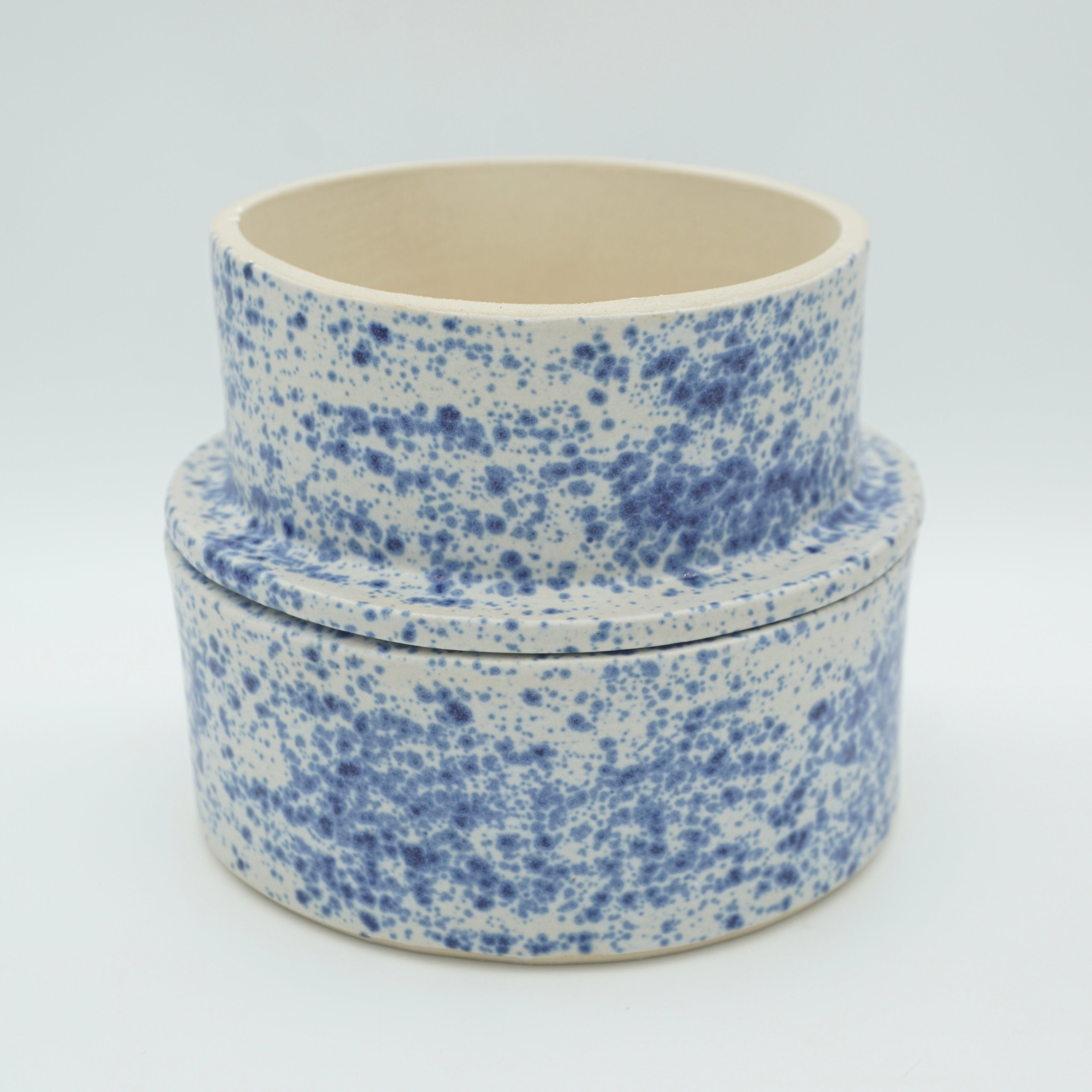 Butterdose "Butta" Sprenkel-Blau
