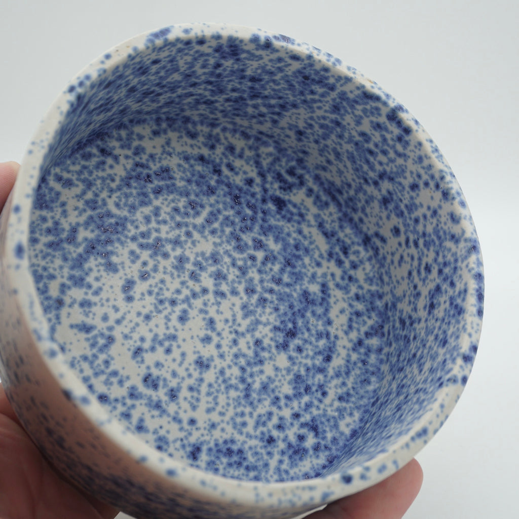SALE / Butterdose "Butta" Sprenkel-Blau