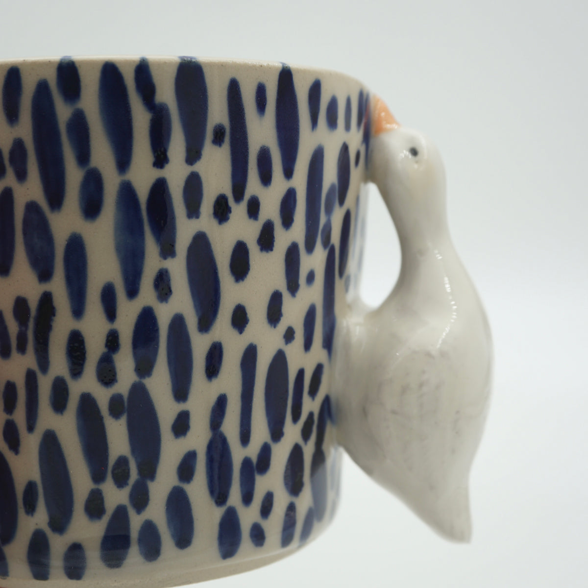 Tasse Ente Kurze Striche NEU