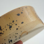 SALE / Butterdose "Butta" Sprenkel-Schwarz
