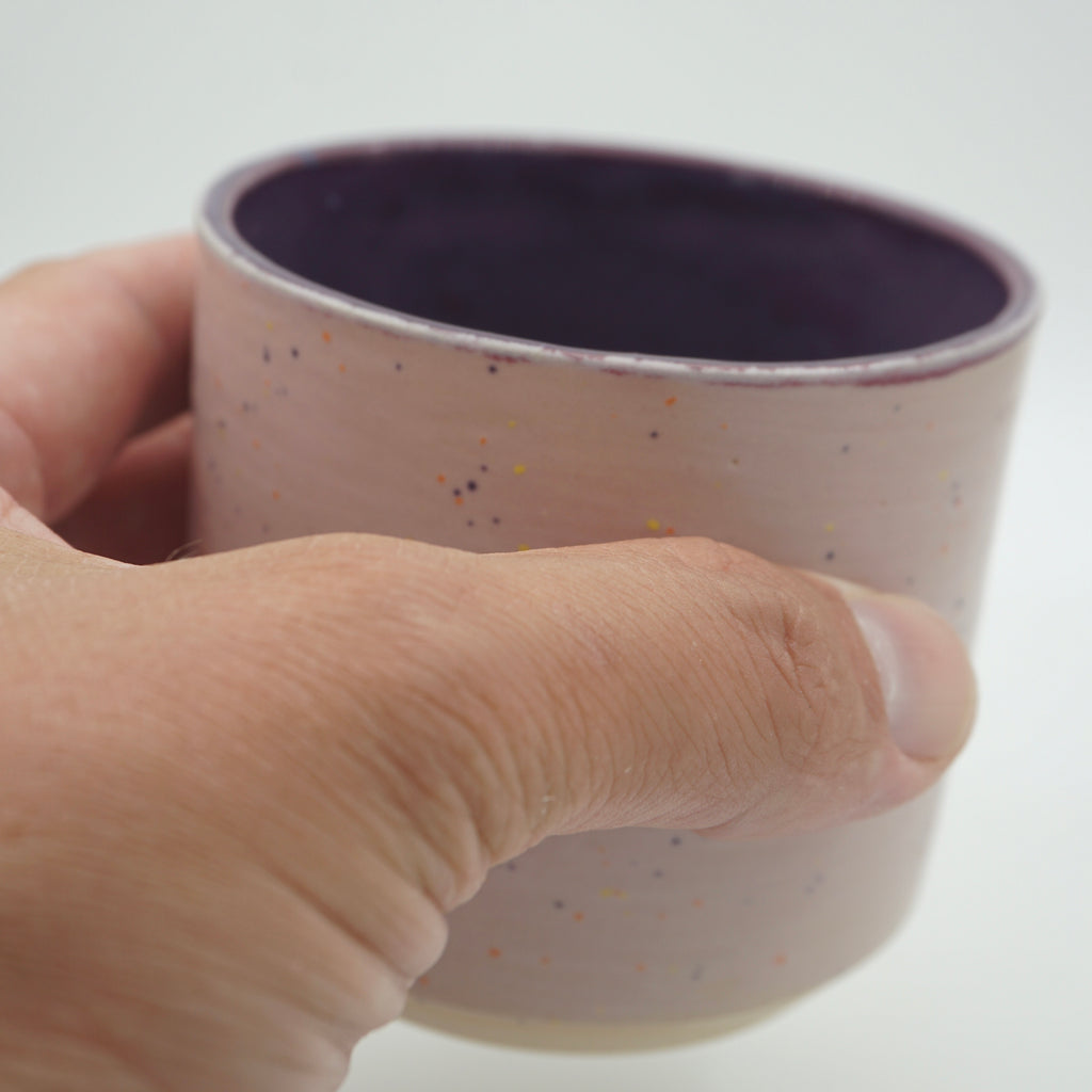 Becher "Keramo" Puder-Pünktchen