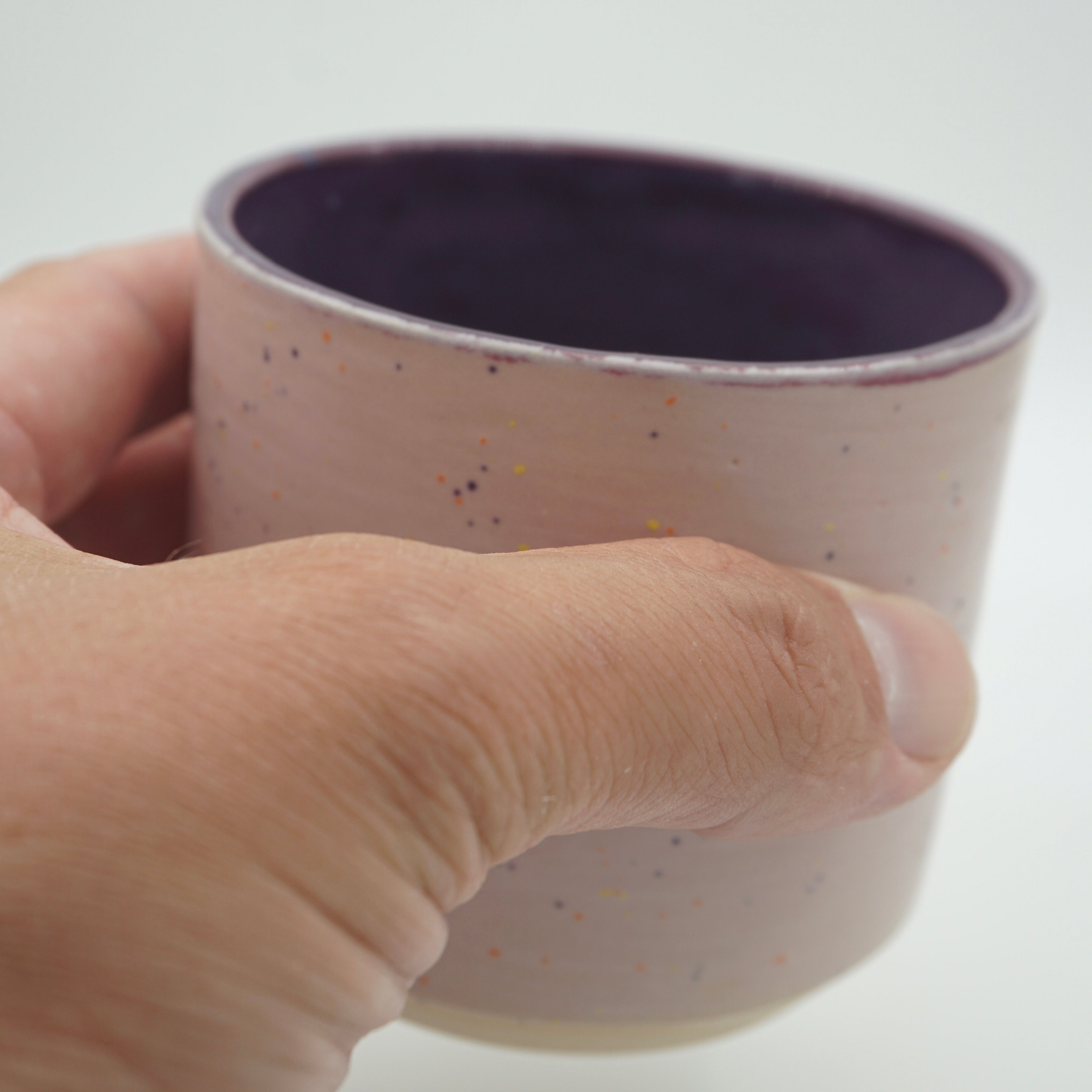 Becher "Keramo" Puder-Pünktchen