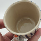 Tasse Ente Blaue Streifen NEU